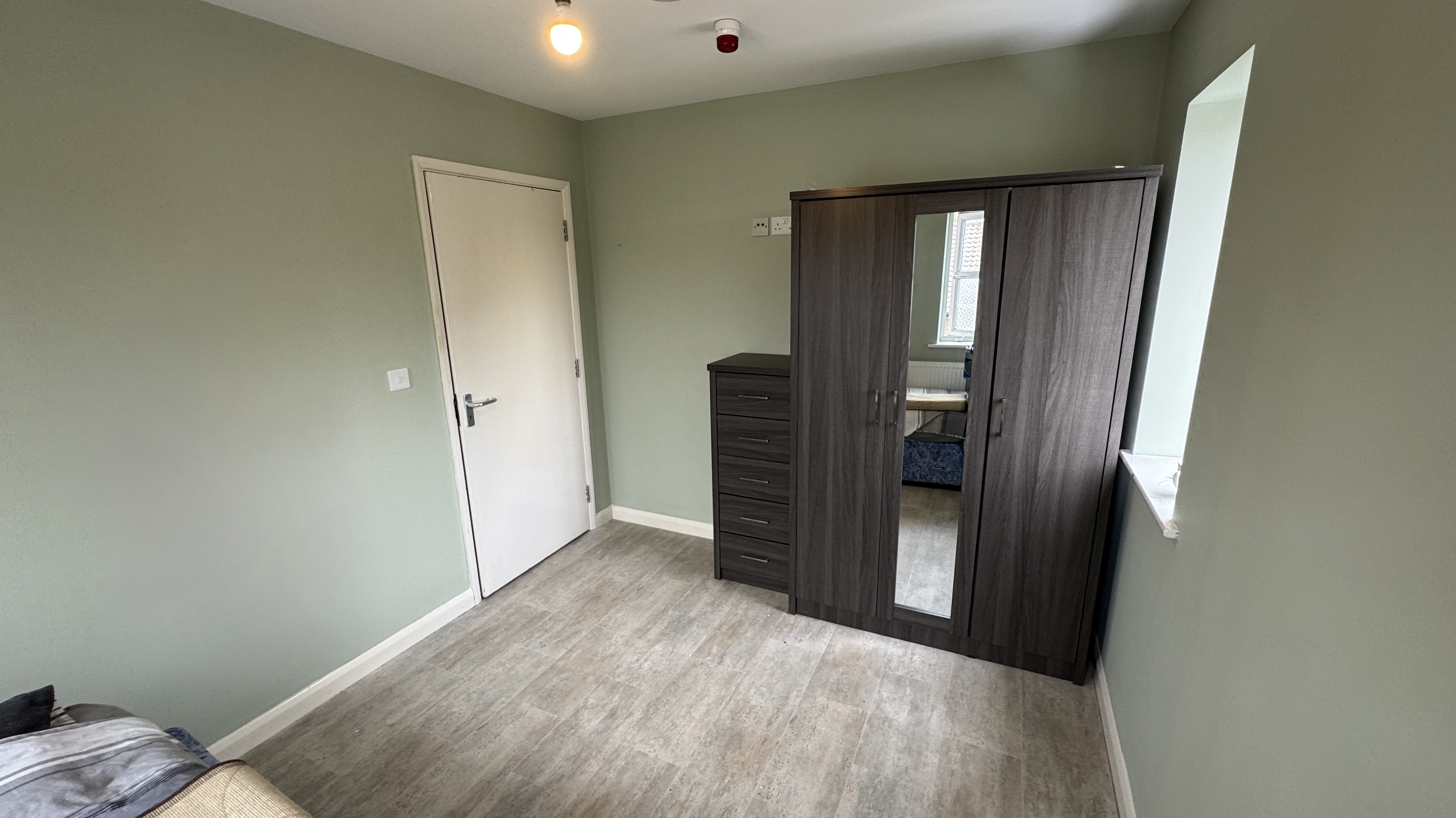 Living room decorating project in progress